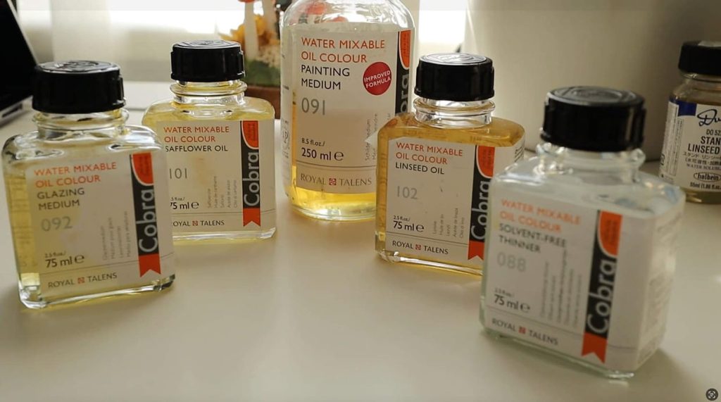 water mixable oil painting mediums